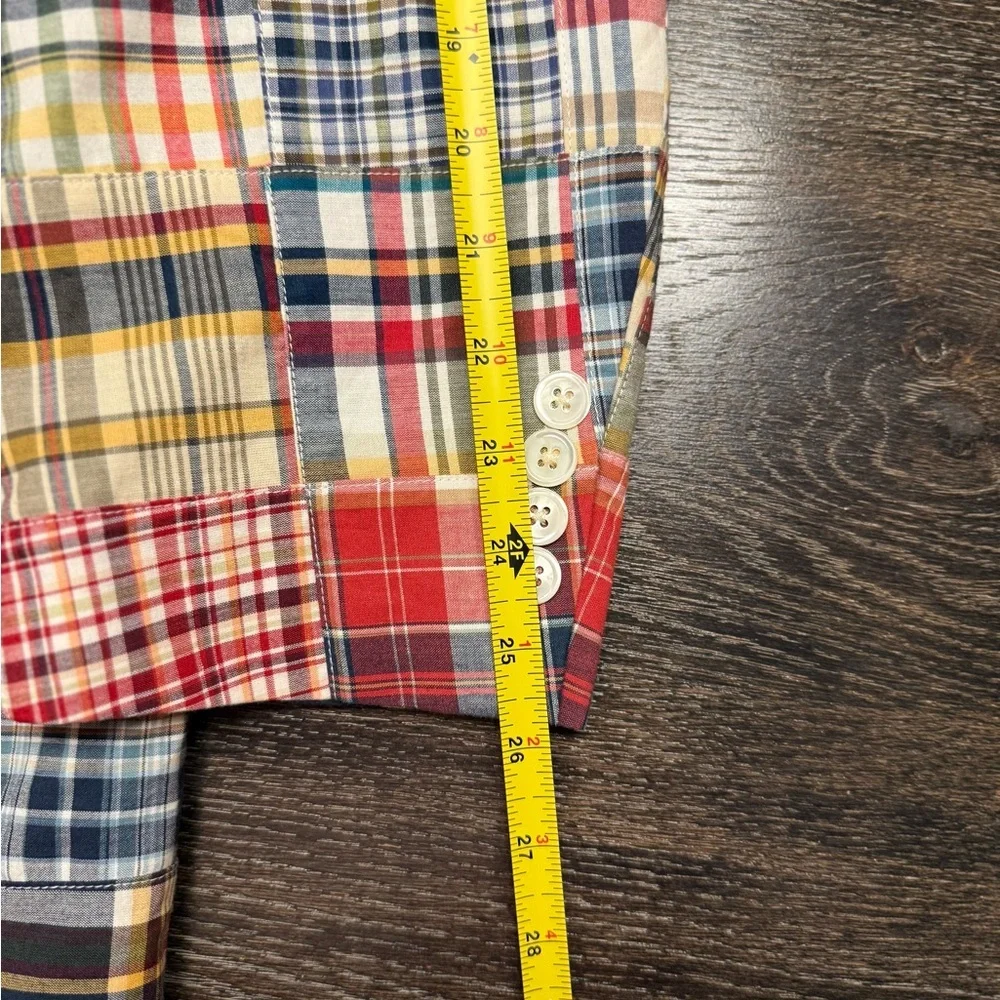 Brooks Brothers Patchwork Plaid Blazer - Picture 4 of 5